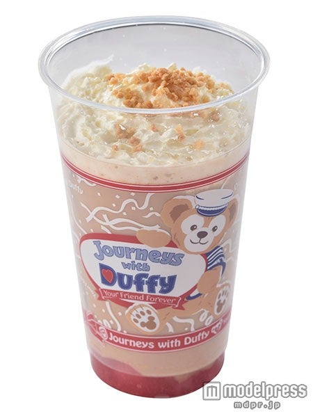 ピーチ入りミルクティー（アイス）￥390（C）Disney