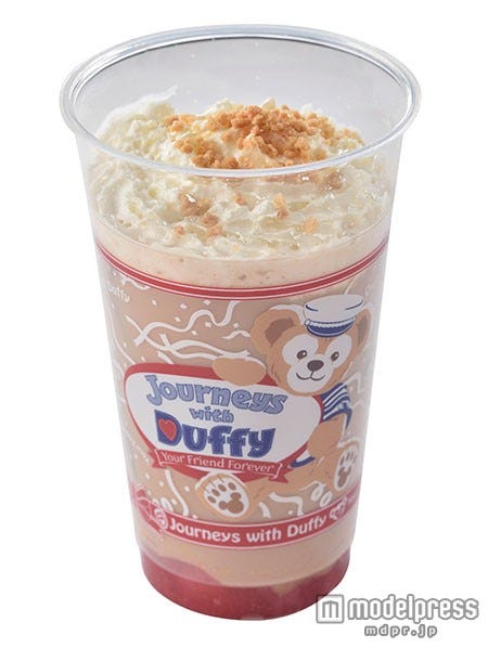 ピーチ入りミルクティー(アイス)¥390(C)Disney