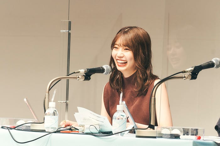 高本彩花/「ひなこいpresents日向坂46松田好花の日向坂高校放送部」公開収録より(提供写真)