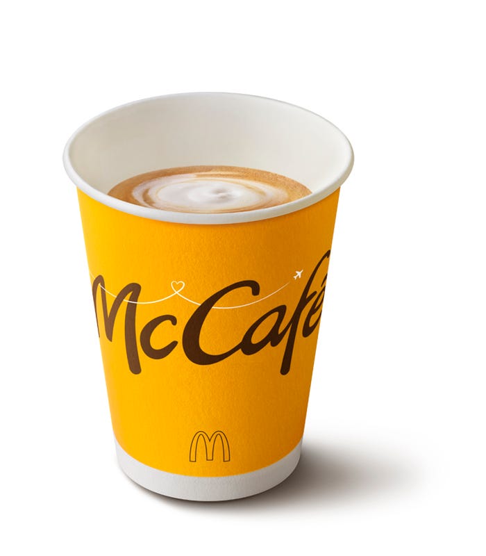 カフェラテ/画像提供:日本マクドナルド