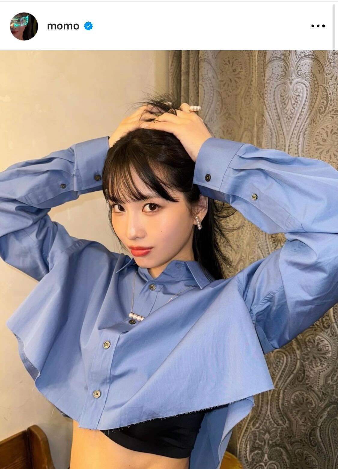 モモInstagramより