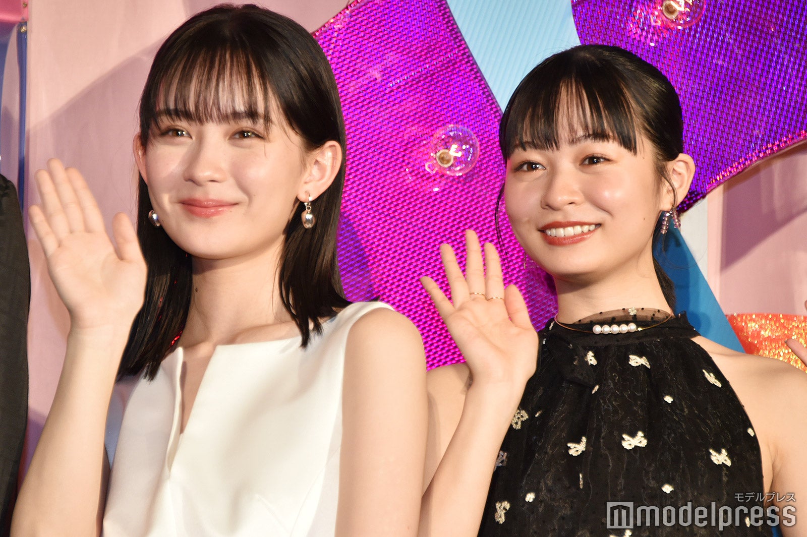 映画さながらに仲良しだった畑芽育＆莉子（C）モデルプレス