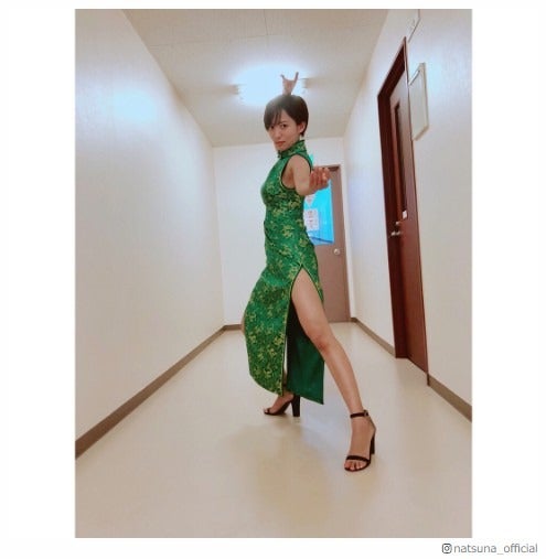 夏菜、美脚ショットにファンうっとり「美しい」「綺麗すぎる」