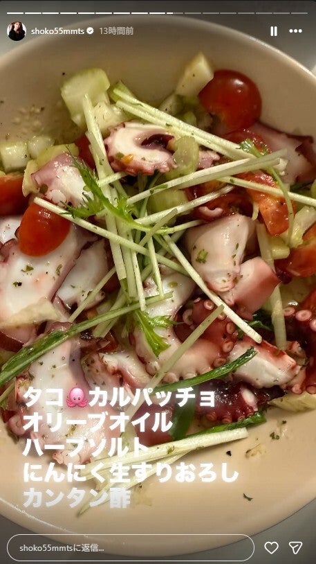 中川翔子Instagramストーリーズより