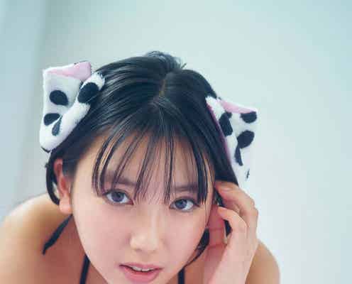 沢口愛華、美谷間くっきり セクシーなダルメシアンに