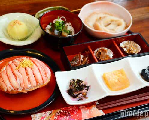金沢で一度は食べたい!豪華カニ寿司のごちそうランチ