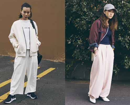 みんな持ってる!人気継続中の“ワイドパンツ”は自分流に着こなして
