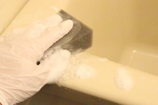 セリア真空パックバススポンジ無膜