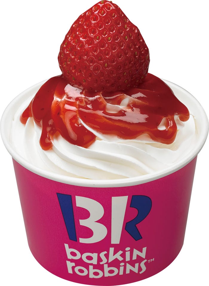 シングルサンデーストロベリー/画像提供:B‐Rサーティワン アイスクリーム