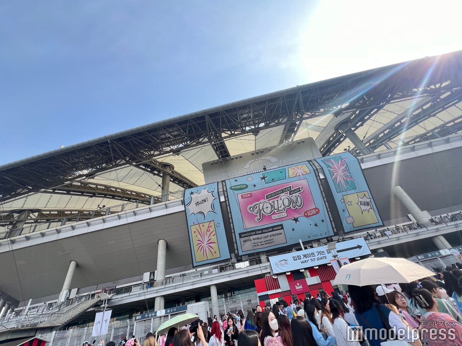 「SEVENTEEN TOUR 'FOLLOW' AGAIN TO SEOUL」韓国現地の様子（C）モデルプレス