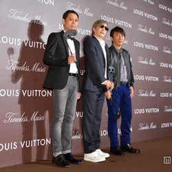 (左から)大沢伸一、小室哲哉、松浦勝人社長