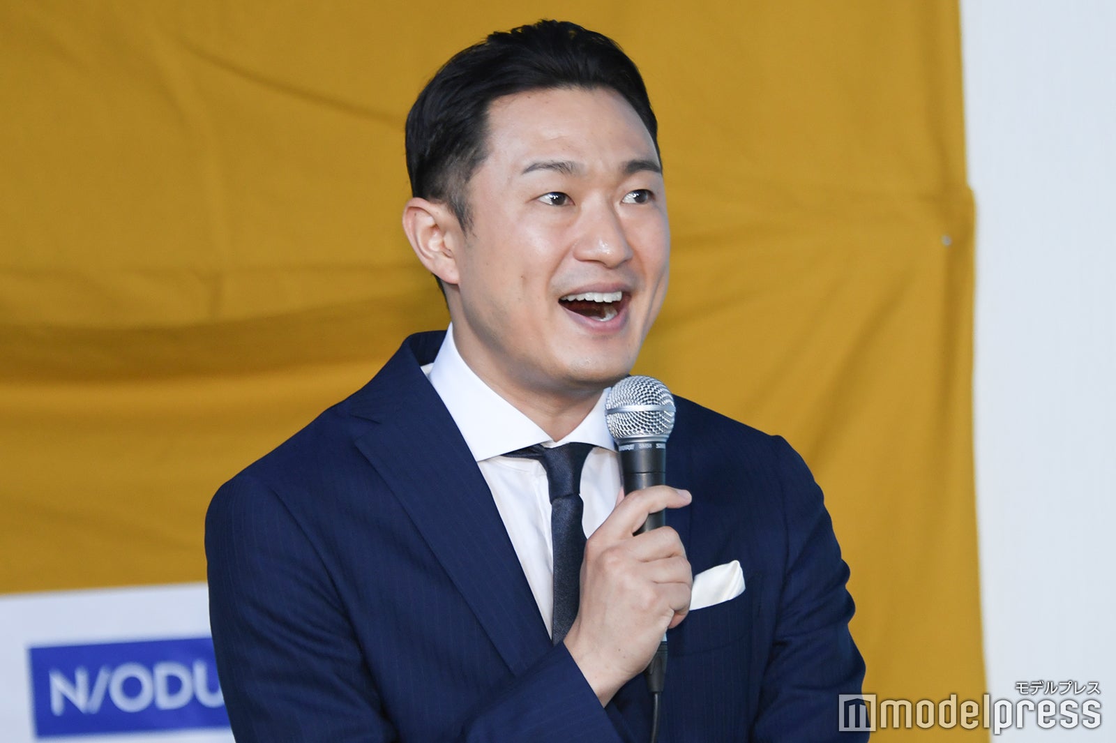 MCを務めた野上慎平アナウンサー（C）モデルプレス