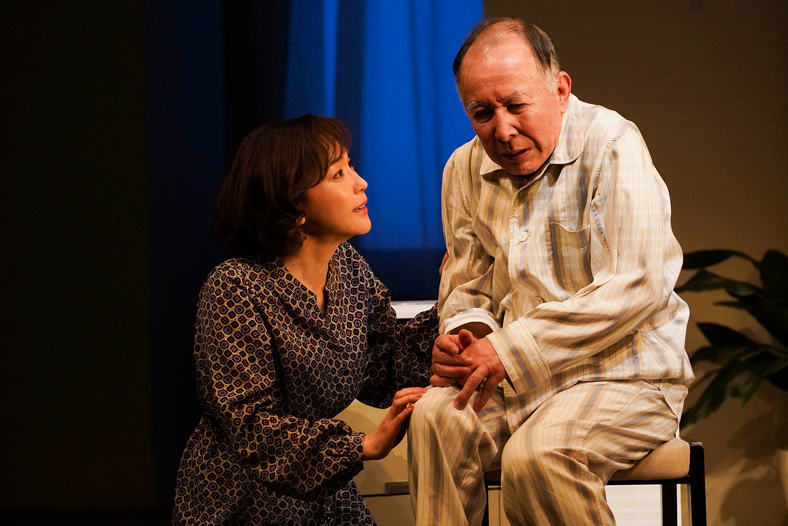 （右）橋爪功（撮影：引地信彦／提供写真）