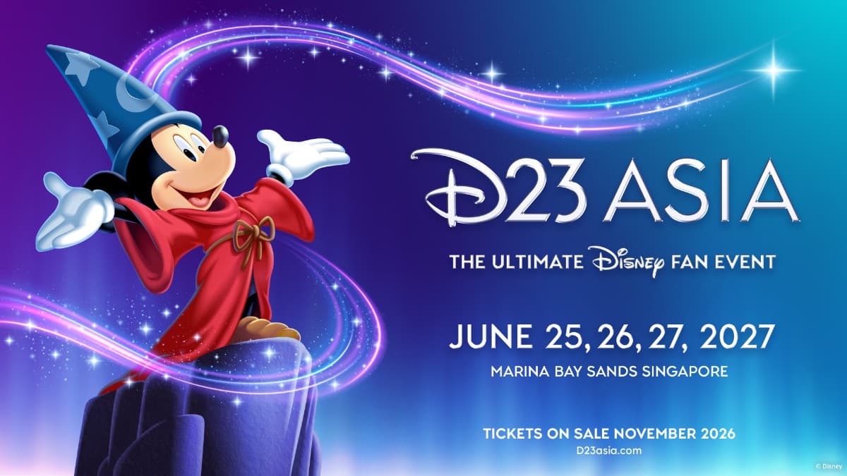 ディズニー大型イベント「D23 Asia」2027年6月にシンガポールで開催！チケットは今年11月より販売