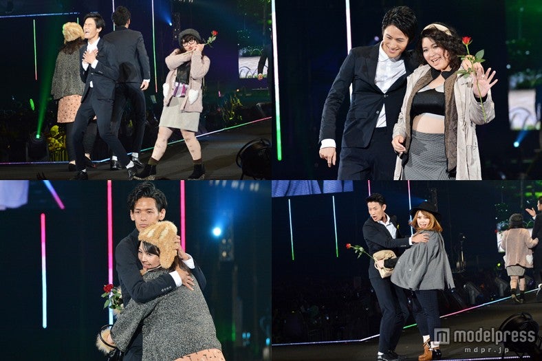 ラブラブなカップルパフォーマンスに会場釘付け