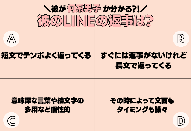 恋人タイプ診断 彼は何系 Lineの返事で分かる 彼の恋愛気質 モデルプレス 恋人タイプ診断 彼は何系 Lineの返事で分かる 彼の恋愛気質 モデルプレス