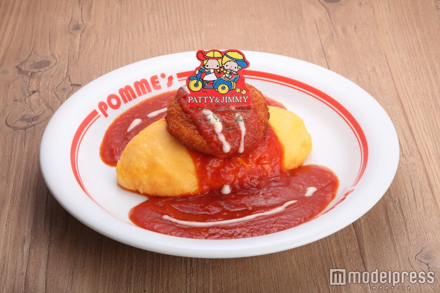 原宿「パティ&ジミー」初のコラボレストラン、可愛いキャラオムライスが仲間入り