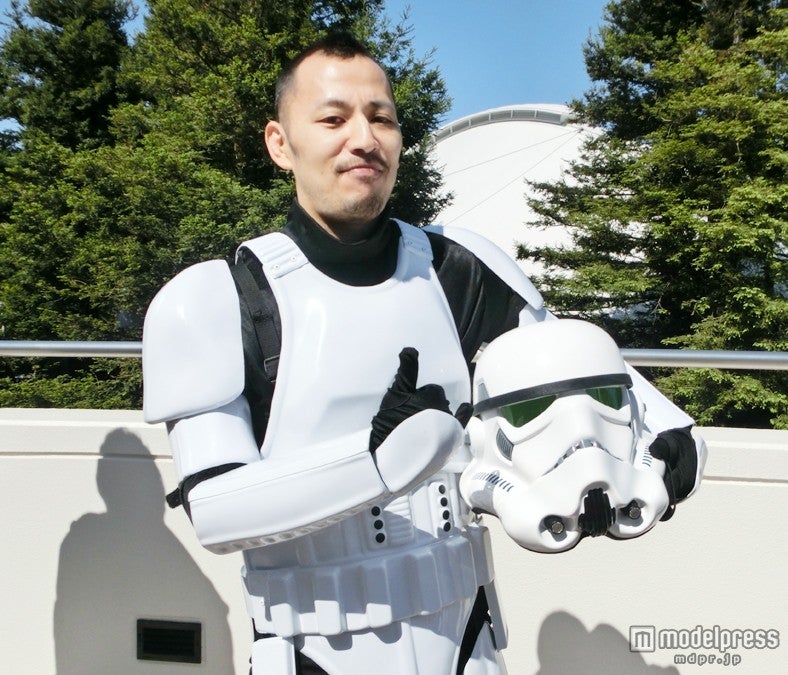 選考で選ばれたストーム・トルーパーの仮装ゲスト