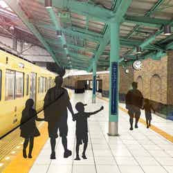 池袋駅1番ホーム(降車ホーム)イメージ/画像提供:西武鉄道