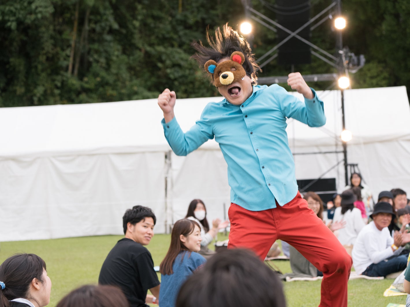 永野「cinema bird in 熊本小国 2023」の様子（提供写真）