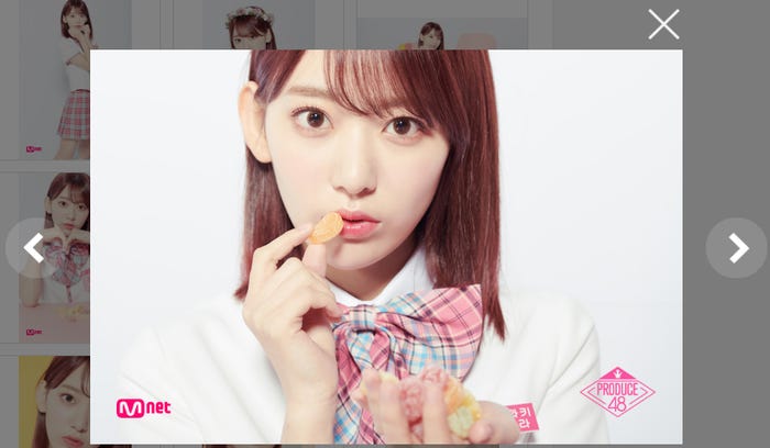 宮脇咲良/PRODUCE48公式サイトより