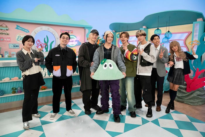サーヤ、ハマ・オカモト、SKY-HI、edhiii boi、EIKU、HAYATO、森本晋太郎、華(C)NHK