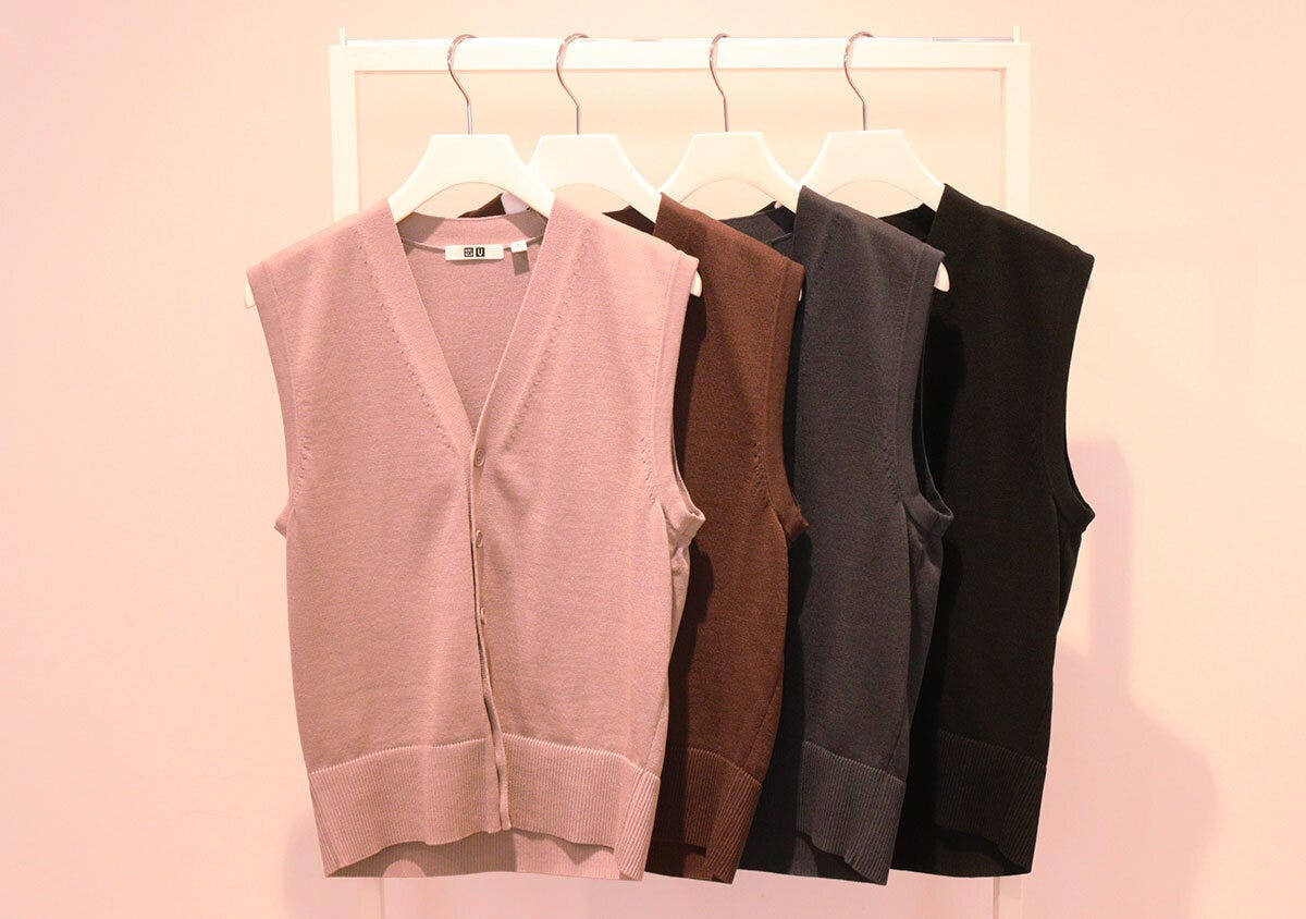 ユニクロユー　ニット　ベスト