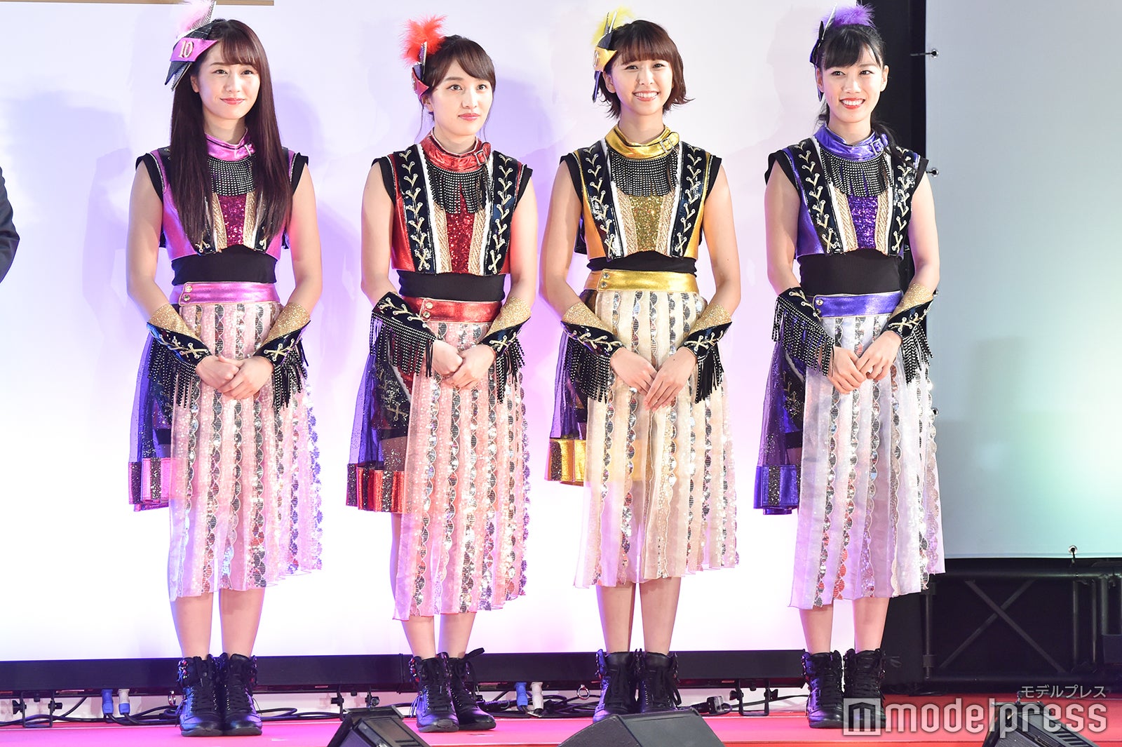 佐々木彩夏、百田夏菜子、玉井詩織、高城れに （C）モデルプレス