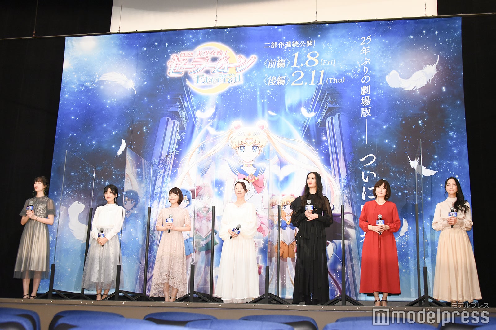 小清水亜美、金元寿子、福圓美里、三石琴乃、菜々緒、佐藤利奈、伊藤静（C）モデルプレス