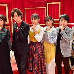 （左から）宇垣美里（TBSアナウンサー）、DAIGO 、小宮有紗、須田亜香里（SKE48）、井上裕介（NON STYLE）、荒井レイラ（C）TBS