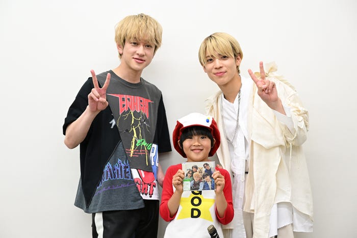 (左から)横山裕、川原瑛都、松島聡(テレビ朝日)