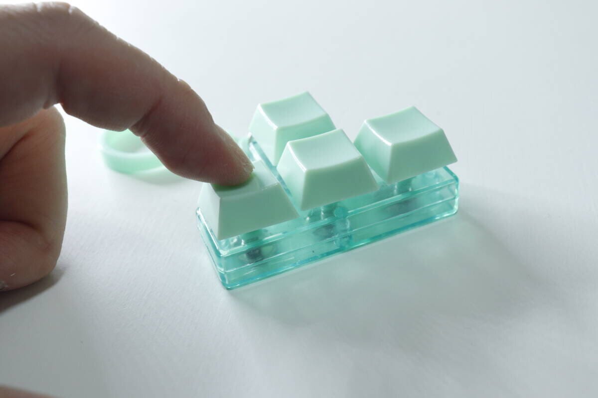 カラーブロックキーホルダー　使用例