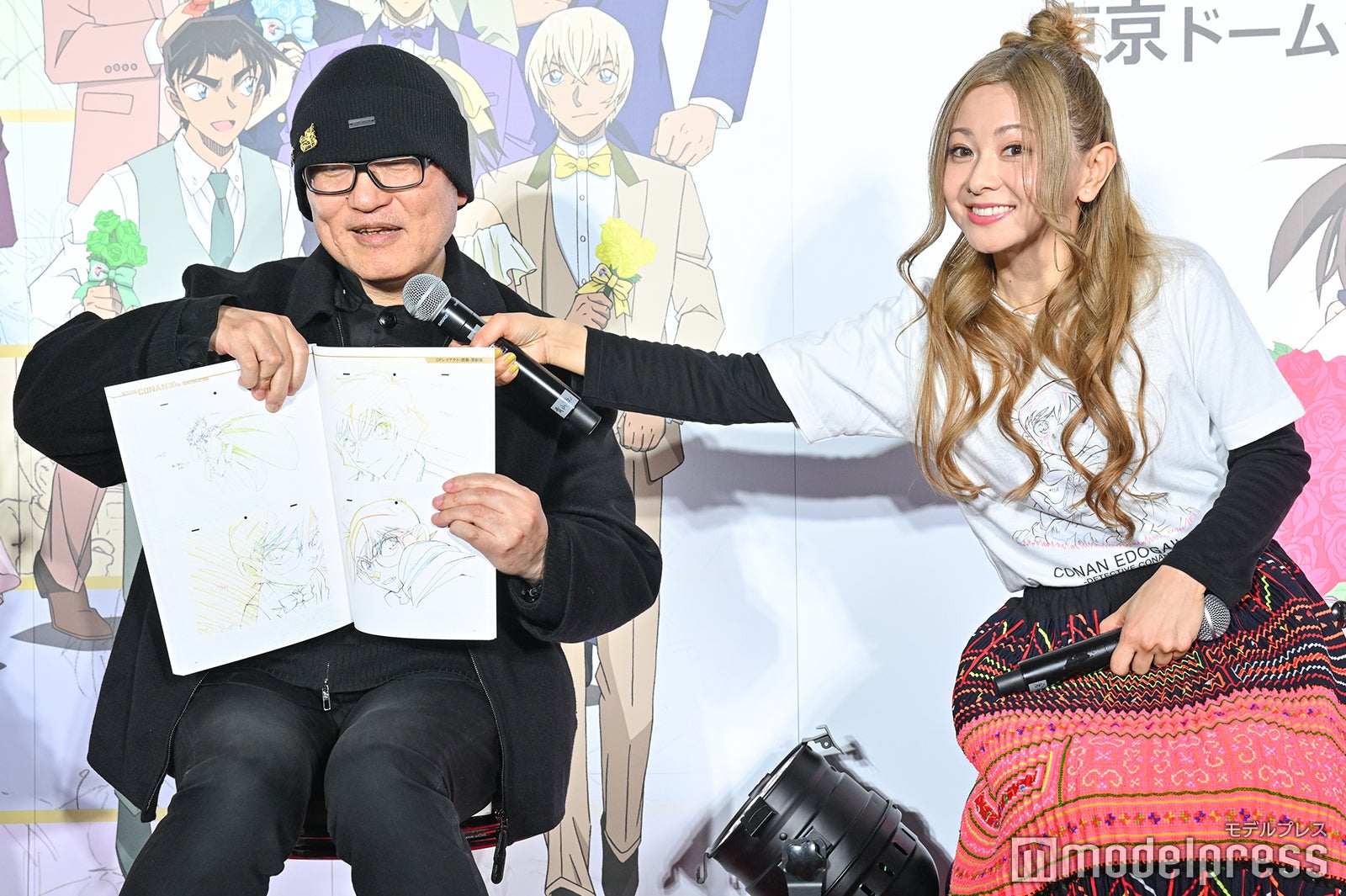 青山剛昌氏、倉木麻衣（C）モデルプレス