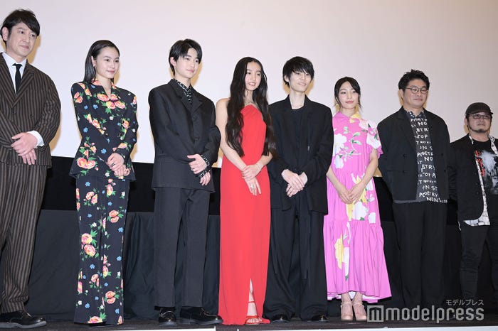 田中直樹、大谷凜香、高橋文哉、Koki,、萩原利久、芋生悠、松尾諭、清水崇監督 (C)モデルプレス