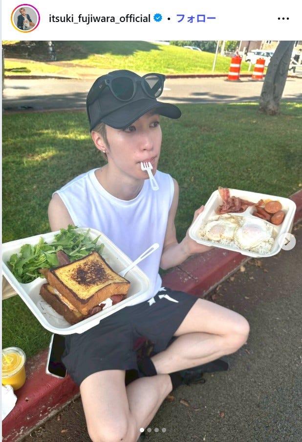 藤原樹Instagramより