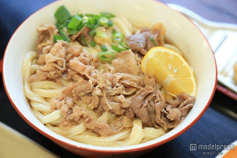 「山下うどん」／肉うどん