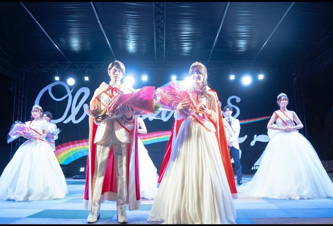 「ミス・ミスター桜美林コンテスト2023」グランプリ発表イベントの様子（提供写真）