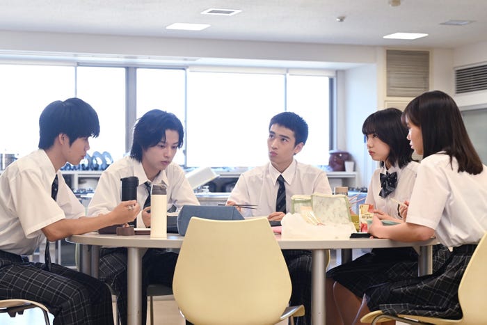 川口和空、森本陸斗、及川桃利、稲垣来泉、大島美優「GTO」第6話(C)カンテレ