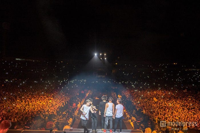 現在ワールド・スタジアムツアーを行っているワン・ダイレクション