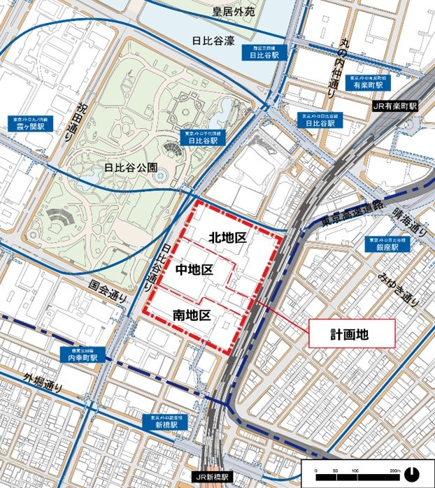 TOKYO CROSS PARK構想／画像提供：三井不動産