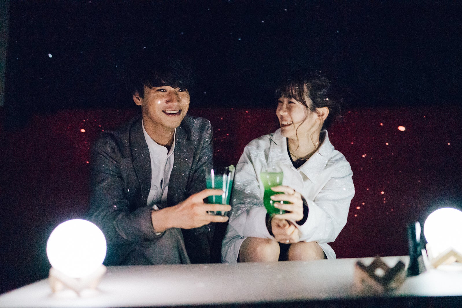 井上想良、川口葵（C）AbemaTV, Inc.