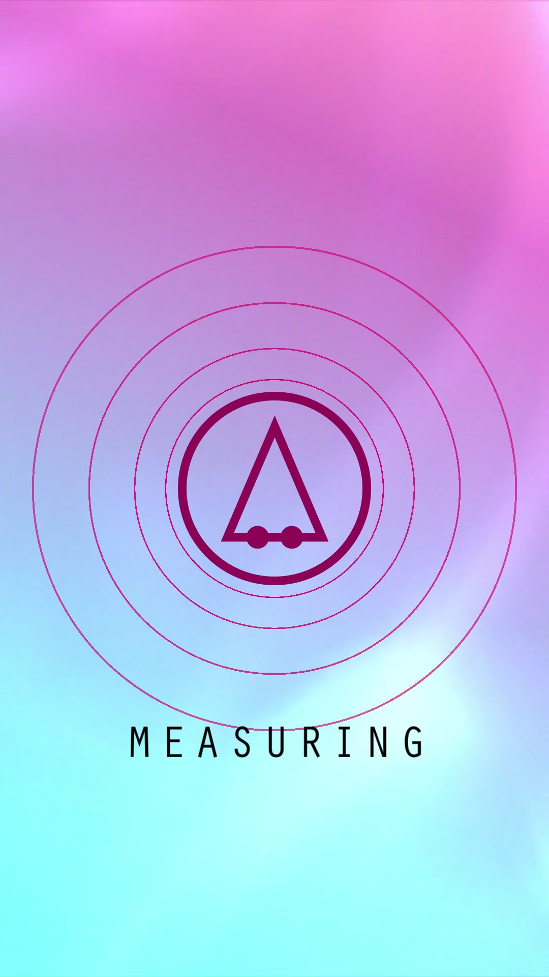 アプリで測定開始