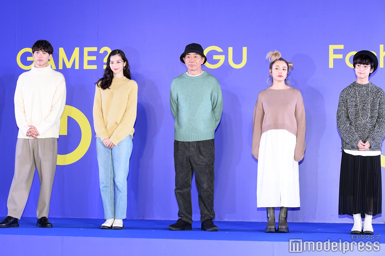 福士蒼汰、中条あやみ、木梨憲武、Chara、ゆうたろう （C）モデルプレス