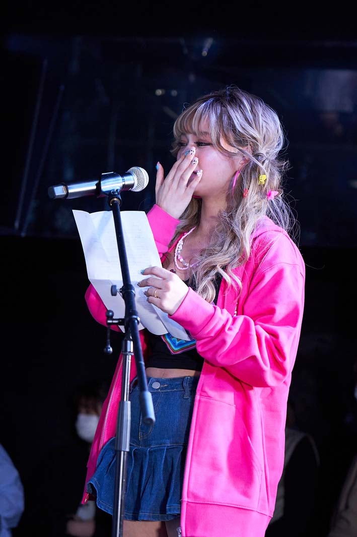 小田愛実／「eggフェス2022」（提供写真）