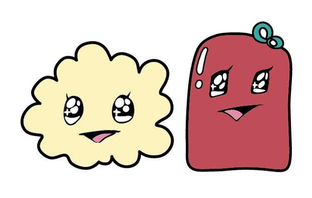 (左から)タラちゃん、レバちゃん(C)日本テレビ