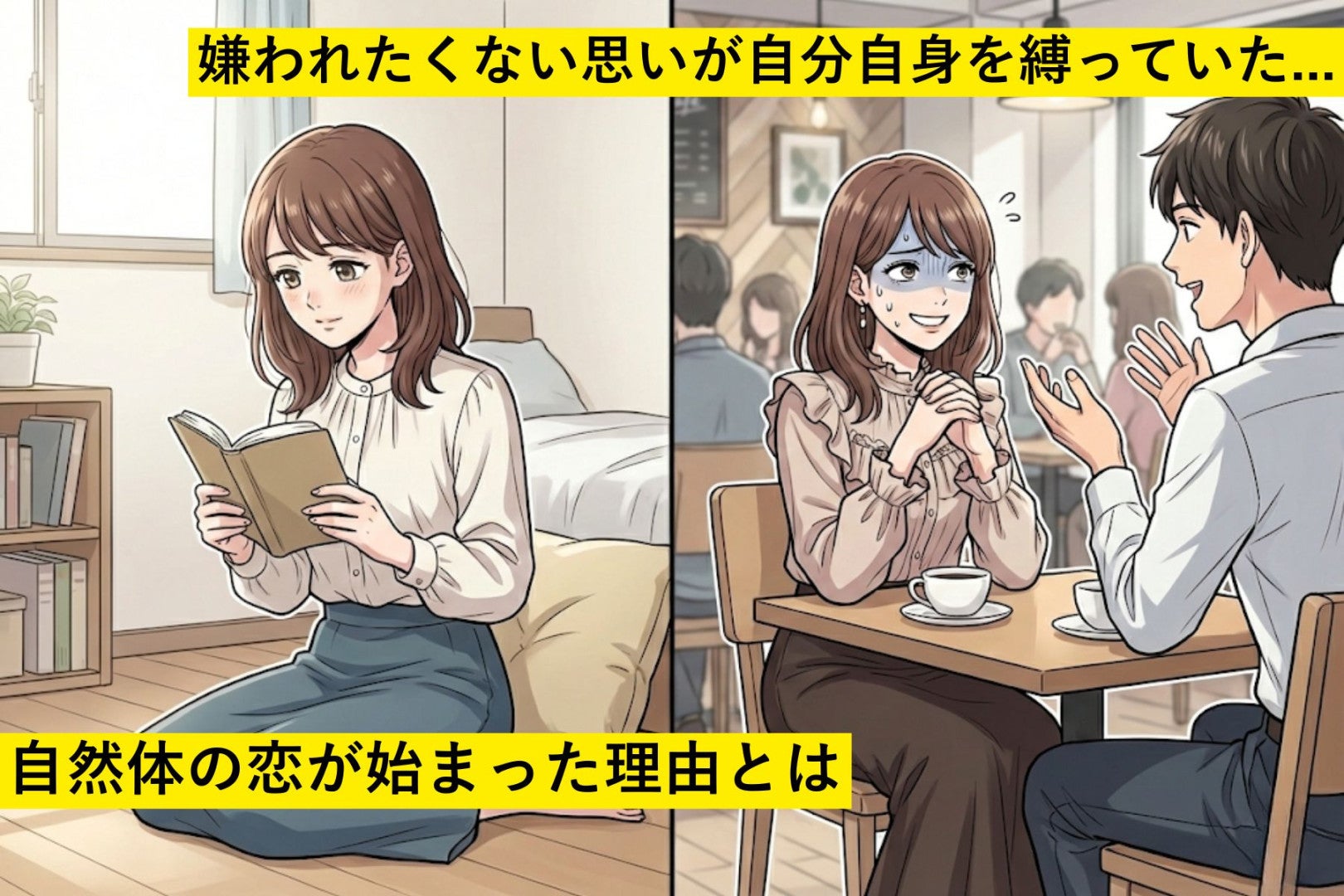 好かれるために頑張る恋をやめた結果→自然体の恋が始まった理由