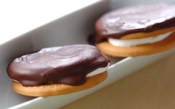 子どもと一緒に作りたい、マシュマロチョコパイ