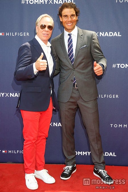 TOMMY HILFIGER、RAFAEL NADAL(画像提供:TOMMY HILFIGER JAPAN)