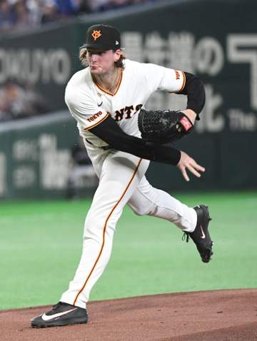 巨人・ウィットリー ノーノーならず 八回2死で村松に中前打許し降板
