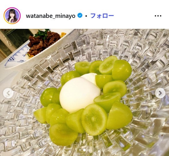 渡辺美奈代Instagramより